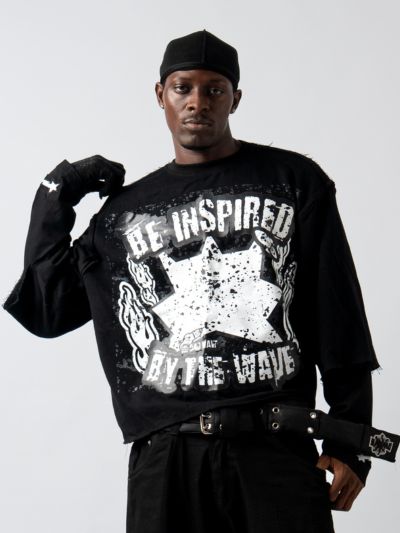 Dwave double sleeve gothic shirt
