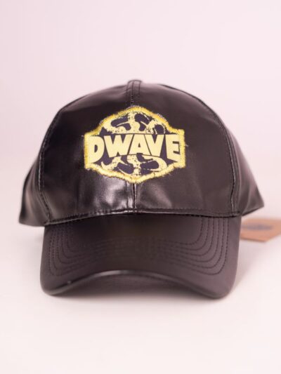Dwave Sheep Leather Cap – Bold Black Edition