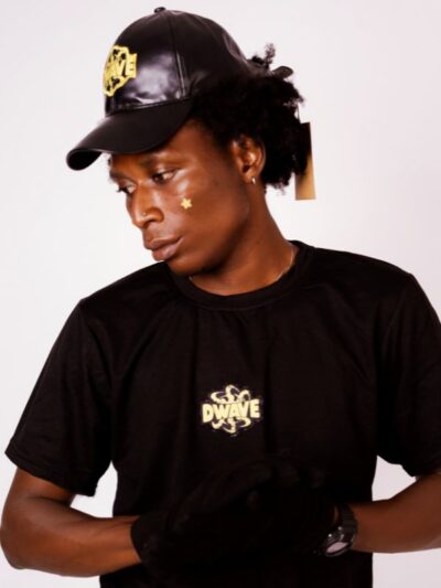 Dwave Sheep Leather Cap – Bold Black Edition - Image 4